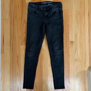 American Eagle Outfitters Black Jegging Jeans